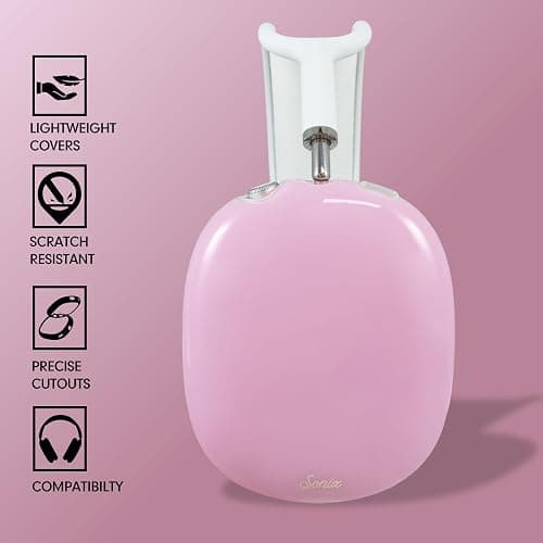 Sonix Protective Case Cover for AirPods Max Headphones | Jelly Series | Jelly Pink thumbnail 3