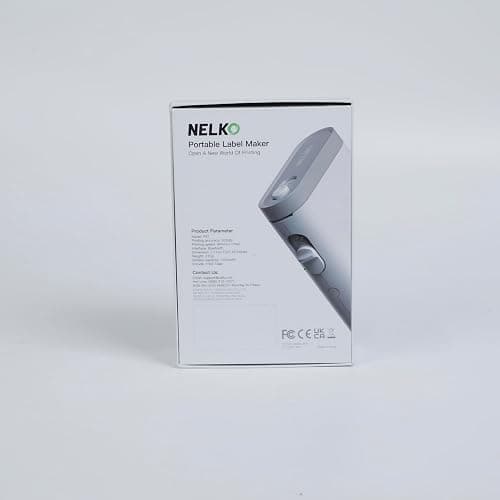 Nelko Label Maker Machine with Tape, P21 Bluetooth Label Printer, Wireless Mini Label Makers with Multiple Templates for School Office Home, White thumbnail 14