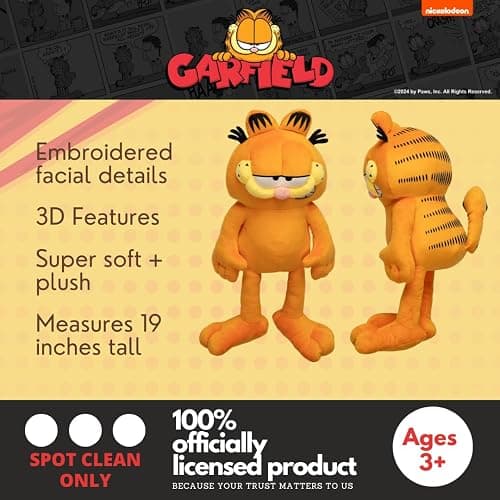 Garfield Bedding Super Soft Cozy Decorative Cuddle Pillow, (Officially Licensed Product) By Franco Collectibles thumbnail 4