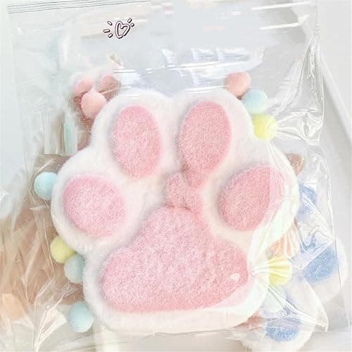 Handmade Big Cat Paw Silicone Squeeze Toys for Stress Relief, 5 Inch X-Large SizeCat Paw Giant Paw Squishy Sensory Toys for Anxiety&Relaxation (White) thumbnail 4