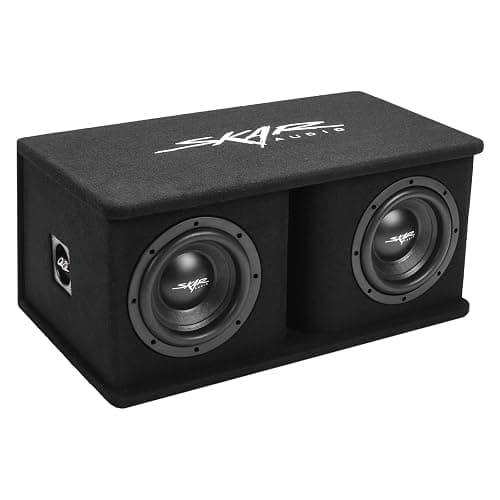 Skar Audio Dual 8" 1400W Loaded SDR Series Vented Subwoofer Enclosure | SDR-2X8D4 - Image 1