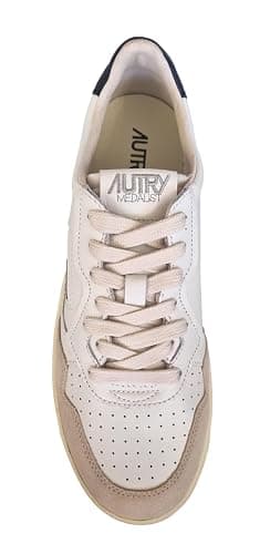 AUTRY Scarpe Sneakers Unisex in Pelle e camoscio LS21 Bianco Nero Beige thumbnail 6