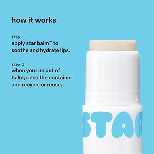Starface Star Lip Balm Very Vanilla, Hydrating Lip Moisturizer with Shea Butter, Cocoa Butter, and Coconut Oil, Dreamy Vanilla Flavor (0.15 oz) thumbnail 5