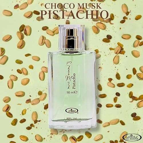 Al-Rehab Choco Musk Perfume - Original, Marshmallow & Pistachio Eau de Parfum Sprays 50ml (1.65 oz) | Gourmand Perfume with Chocolate & Vanilla | Long-Lasting Sweet Fragrances (Bundle) thumbnail 4
