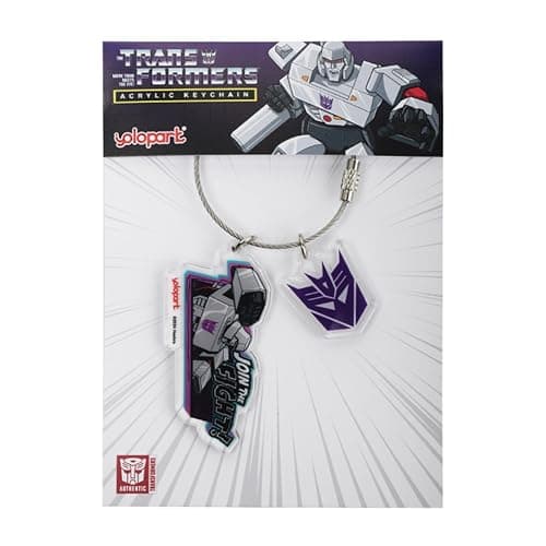 YOLOPARK Transformers G1 Keychain Set - Optimus Prime & Megatron - Classic Metal Collectible (6.6x3.4cm, 2-Pack) thumbnail 7