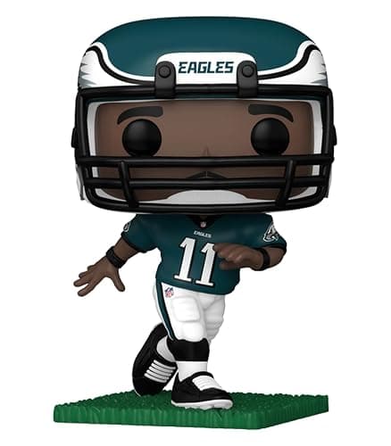 AJ Brown #300 Facsimile Signed Reprint Laser Autographed Funko POP! Football NFL: Philadelphia Eagles Figurine with Protector Case thumbnail 2