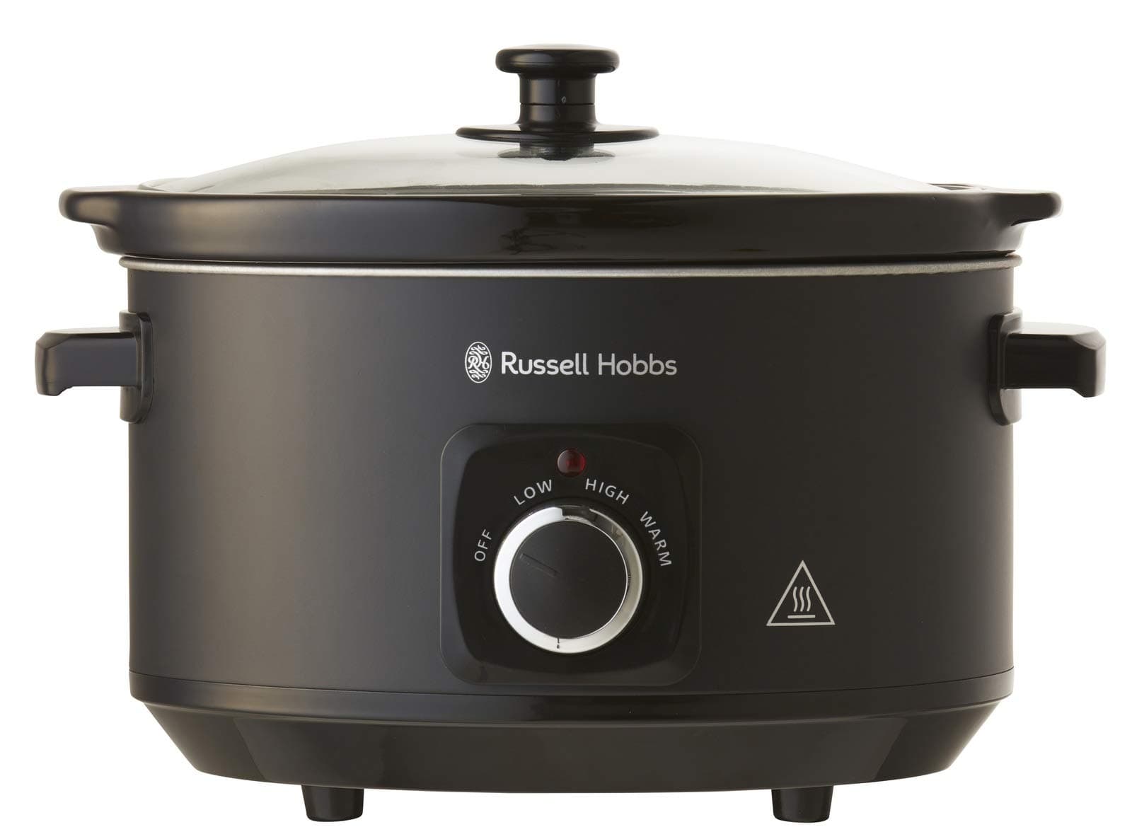 Russell Hobbs RHSC4A Stylish 4L Slow Cooker - Matte Black - Image 1