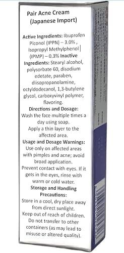 PAIR Acne Treat-ment Cream , Japanese Medicated Skincare 14g thumbnail 3