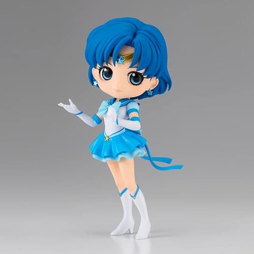 Banpresto - Pretty Guardian Sailor Moon Cosmos The Movie - Eternal Sailor Mercury (ver. A), Bandai Spirits Q Posket Figure thumbnail 3