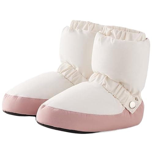 VCBUJICE 1 Pair Dance Booties, Waterproof & Windproof Dance Warm Up Booties, Soft Cozy Ballet Warm Up, Portable and Lightweight for Girls Women, M - Image 1