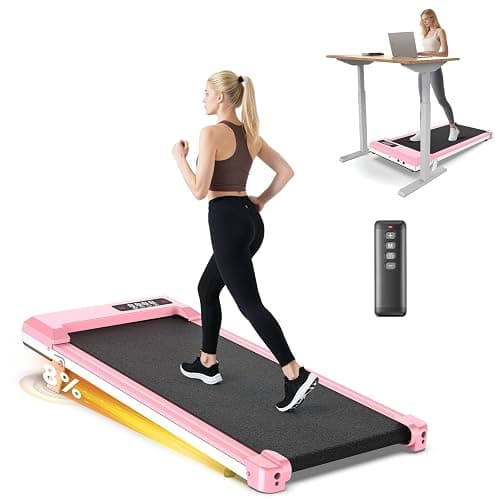 Walking Pad with Incline,Treadmill Pad 2.5 HP Quiet Under Desk Treadmills 8% Incline,330 lb Capacity Portable Walking Pad for Home and Office Walking - Image 1