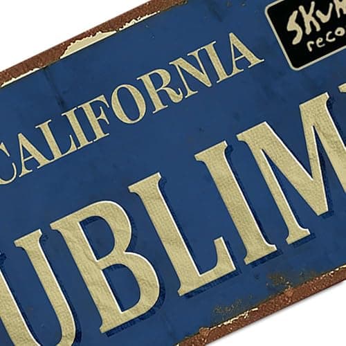 Sublime Poster Vintage Metal Tin Sign Sublime California Sign Funny Street Signs Long Beach California Sublime Poster 90s Posters Hippie Room Decor For Home Cafe Bar Pub, Car Vehicle License Plate Souvenir Wall Decor thumbnail 6