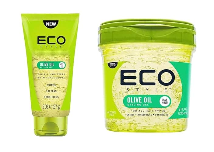 Eco Style Hair Gel Olive Oil - 8oz and 2oz Bundle - Image 1