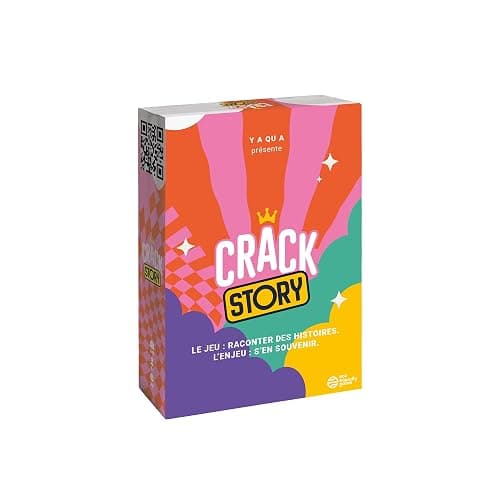 CRACK STORY | Jeu d’Ambiance Drôle et Addictif | Jeu de Société Famille & Adultes | Idée Cadeau Originale pour Noël ou Soirée Entre Amis | 2 à 8 Joueurs | Dès 10 Ans | Français - Image 1