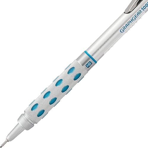 Pentel GraphGear 1000 Mechanical Pencil - Automatic Drafting Pencil - 0.7mm Lead Size - Includes 50 Lead Refills & 4 Eraser Refills thumbnail 6