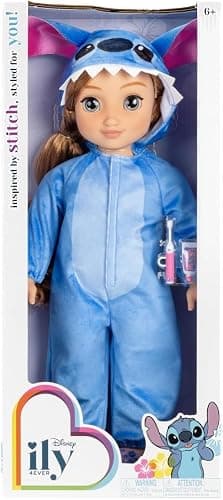 Disney Store 18" Stitch Inspired Fashion Doll with Accessories, Toothbrush, Toy Toothpaste and Shoes - Disney Dolls for Girls 6 Years +, Strawberry Blonde Doll thumbnail 5