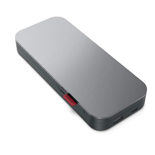 Lenovo Go USB-C Laptop Power Bank 20,000 mAh, 2xUSB-C, 1xUSB-A, <3h Recharging Time, Storm Grey thumbnail 4