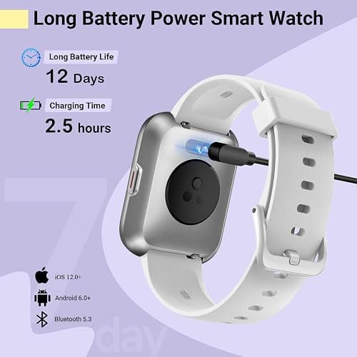 Smartwatch for Women, Compatible with Android & iPhone, 1.8'' Fitness Tracker Watch with Alexa, Call & Notification Alerts, Heart Rate & Sleep Monitor, 120 Sports Modes, Waterproof Watch for Women thumbnail 8