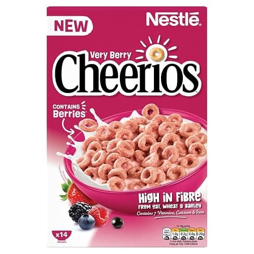 Nestle Cheerios Very Berry Multigrain Breakfast Cereal 435g - Image 1
