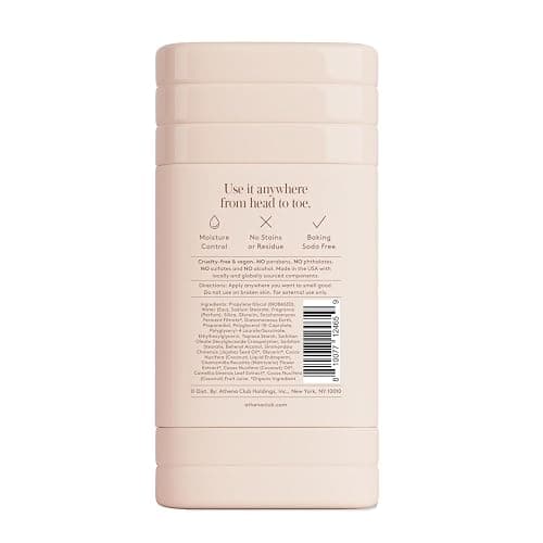 Athena Club Aluminum Free Deodorant Stick For Women, Golden Vanilla, 2.6 Oz | All Over Deo Natural Deodorant For Women, 48 Hour Odor Protection, Clear Glide, Baking Soda Free Deo, Dermatologist Tested thumbnail 8