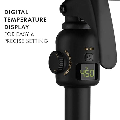 Hot Tools Pro Artist 24K Gold Digital 3 Barrel Hair Waver | Long Lasting Defined Waves (Jumbo Size) thumbnail 4