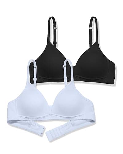 SALIA GIRL Teen Bras for Girls 10–14, Lightly Padded for Secure Coverage | Wireless Comfort, Back Closure, Ultra-Fine Knit, Silky-Soft Feel, Adjustable Straps, No-Bulk Fit, School & Everyday Wear - Image 1