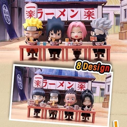 MINISO Naruto Shippuden × Ramen-Themed Figure Blind Box, Exquisite Collectible Ornament for Gifting(1-Random Piece) thumbnail 8