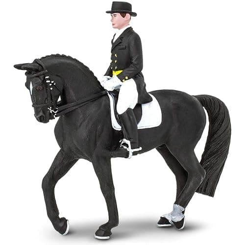 Safari Ltd. James on Dancing Bells Toy Set - Realistic Horse and Rider Model - Educational Toy for Boys, Girls, and Kids Ages 3+ - Image 1