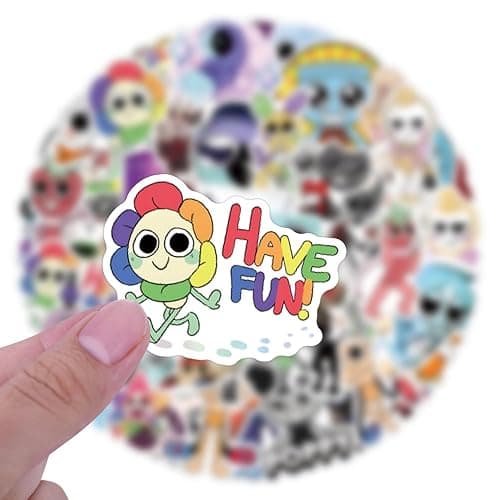 54Pcs World for Dandys Stickers, Figure Vinyl Waterproof DIY Sticker Decals for Party, Water Bottle Scrapbook Laptop Skateboard Computer for Teens Fans thumbnail 7
