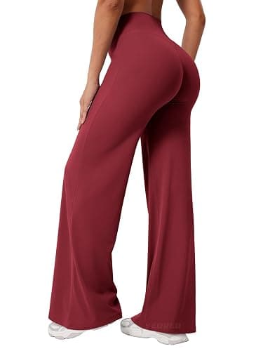 YEOREO Workout Leggings Womens No Front Seam Straight Leggings 29"/ 31.5"/ 33"/ 35" High Waist Buttery Eddiy Gym Yoga Pants thumbnail 2