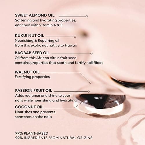 Manucurist Green Oil Nail Care - Nail & Cuticle Oil for Nails - Nourishes and Regenerates Nails and Cuticles - Promotes Growth - Blend of 6 Oils - 99% Bio-Sourced - Nail Care - 0.5 fl oz Bottle thumbnail 5