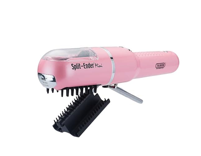Split Ender Mini – Original Cordless Split End Hair Trimmer for Dry, Damaged, Brittle, Curly, Frizzy, or Straight Hair – Battery Operated Home Styling Tool for Split Ends (Battery-Powered, Light Pink) thumbnail 2