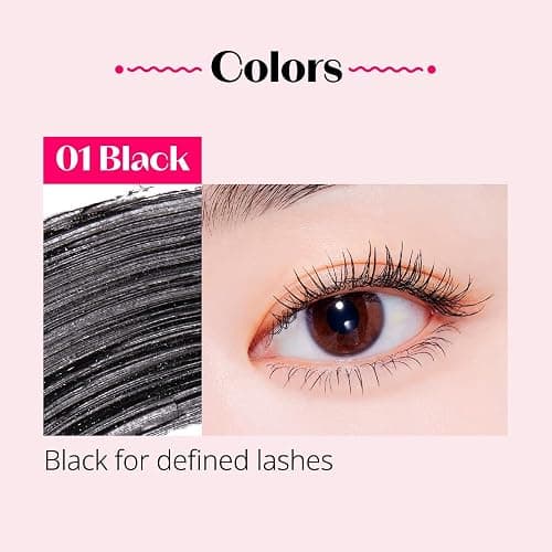 ETUDE Curl Fix Mascara Black 1+1 Set, Lash Mascara, Strong Curl Up, Long-Lasting, Waterproof, Light-Weight, Korean Makeup, Beauty, Vegan Certified (0.27 * 2 Fl Oz) thumbnail 3
