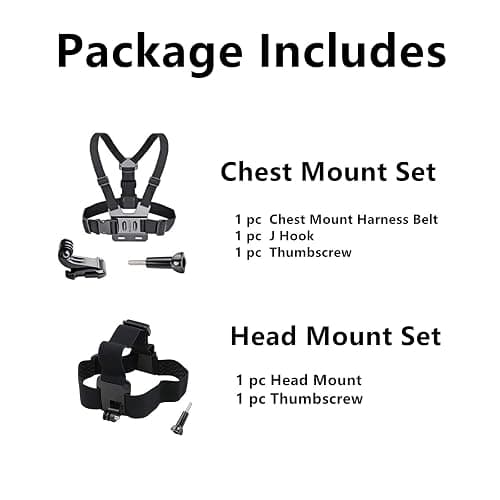 Dream Bull Chest Mount Harness Chesty Vest Head Mount Strap for Action Camera Compatible with GoPro Hero 12,11,10,9,8,Max,Go Pro Hero 7,6, 5,4, Session,3+,3,Hero (2018),Fusion,DJI Osmo,AKASO thumbnail 9
