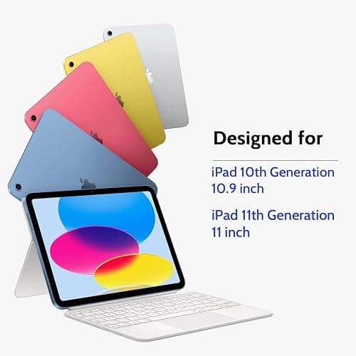 Peslv Magnetic Privacy Screen Protector for iPad 10th 2022 10.9" & iPad 11th A16 2025 11", Removable Anti Blue Light Glare Spy Private Filter, High Sensitive Bubble-Free Black Security Screen thumbnail 8