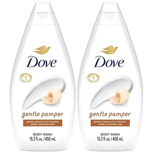 Dove Body Wash, Gentle Pamper 2-Pack – Soothing Moisturizing Cleanser for Soft Skin, 15.22 Oz Ea - Image 1