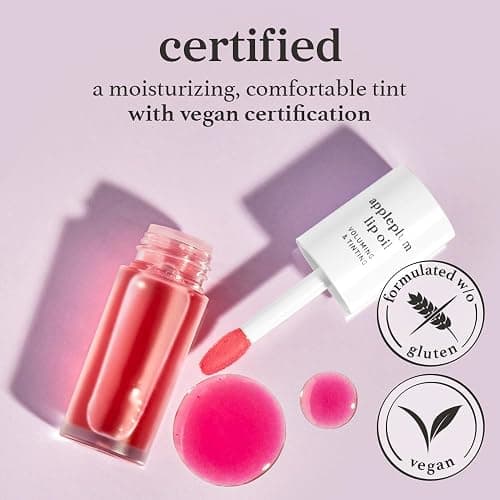 NOONI Korean Lip Oil - Appleplum | Long-Lasting, Moisturizing, Plumping, Revitalizing for Dry Lips, Waterproof, No Peel Off, Korean Tint, Hydrating, Nourishing Crystal Clear, 0.12 FL Oz thumbnail 3