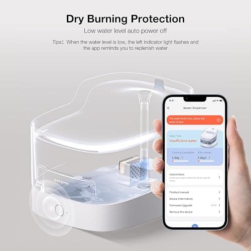 Cat Water Fountain 8-Layer cat Fountain Filter Ultra-Quiet Automatic Pet Water Dispenser for Cats and Dogs 2.4G WiFi(PF1L) thumbnail 4