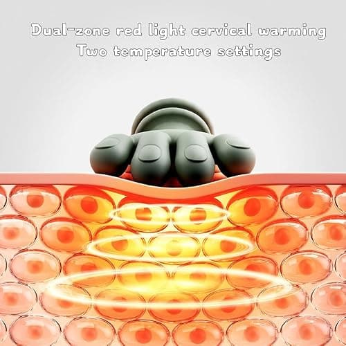 Eotmic Neck Massager with Fingers, Shiatsu Neck and Back Massager, 3-Speed Adjustment,Electric Deep Tissue 3D Kneading Massage,to Men Women thumbnail 7