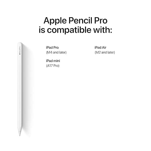 Apple Pencil Pro: Latest Model - Device Compatibility Check Required - Pixel-Perfect Precision, Tilt and Pressure Sensitivity, Perfect for Note-Taking, Drawing, and Art. Charges and Pairs Magnetically thumbnail 6