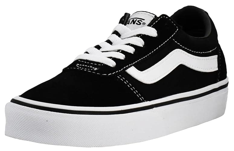 Vans Women's Ward Low-top Trainers Sneaker - 8.5 - (Suede/Canvas)black/White