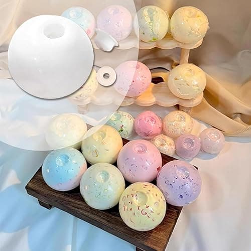 HUTTUP Blank Pressure Ball Skin DIY Kit, DIY Stress Ball Making Kit,with Empty Skin Base, Lid，Glue, Cable Ties (1 Set White) thumbnail 2