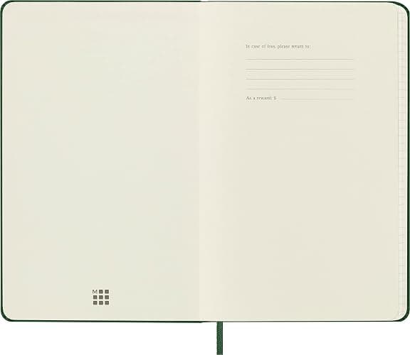 Moleskine Notebook, Large, Squared, Myrtle Green, Hard (5 x 8.25) thumbnail 3