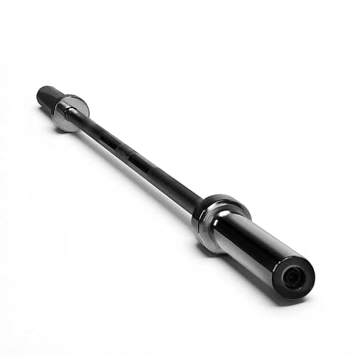 CAP Barbell 6 ft Olympic 2-Inch Solid Barbell | Black - Image 1