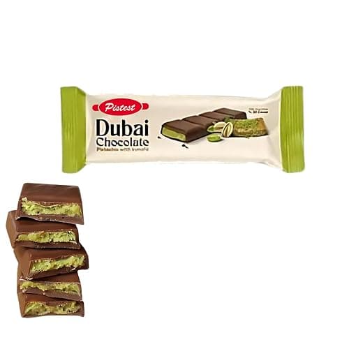 Angel Hair & Mini Dubai Chocolate Bar – Dubai Chocolate Pistachio 1.43 lb (Pack of 24) + Chocolat Cotton Candy Bar 170g (5.9 oz) – Luxury Assorted Sweets with Strawberry & Pistachio – Holiday, Birthday, Celebration Treat (1-Pack) thumbnail 5