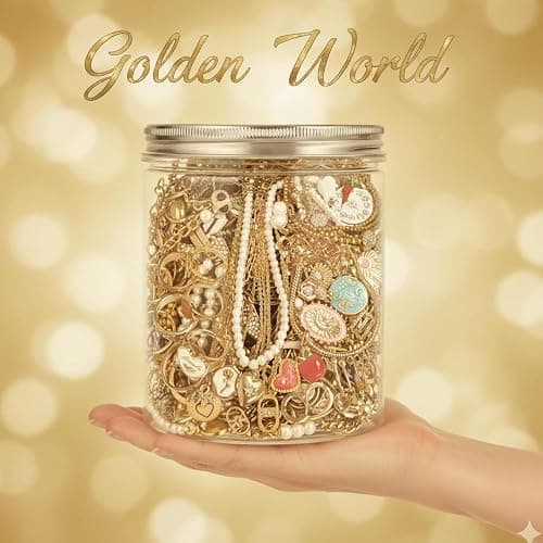 Mystery Jewelry Jar 30Pcs, Valentine's Gift Box – Necklace, Earrings, Ring, Bracelet Set for Her thumbnail 5