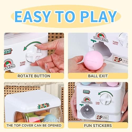 Home Gachapon Machine Party Toys Anniversary Gifts Novelty Toys Christmas Toys Couple Gifts Send to Others(Contains 21 blank capsules) thumbnail 4