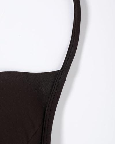 AUROLA Influence Strappy Bra Sports Bras for Women, Backless Padded Impact Strappy Bra Workout Gym Yoga with Removable Cups thumbnail 5