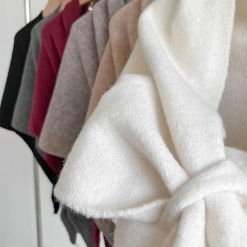 Winter Shawl Wraps Women Knitted Shawls and Wraps Cardigan Cape Wool Pashmina Shoulder Top Sweater Shawl Scarf 2025 thumbnail 4