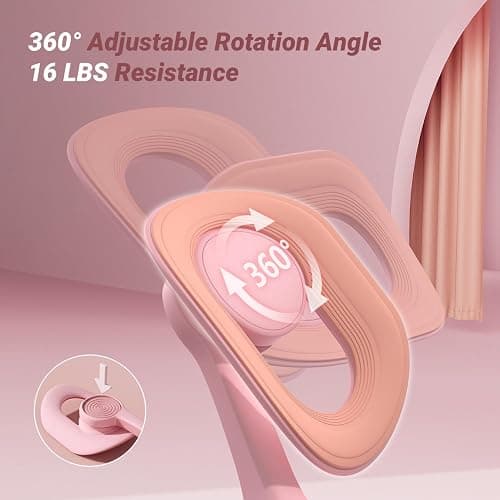 MERACH Pelvic Floor Exercise Devices, Thigh Trainer, Inner Thigh Exerciser | Easy Shaping, Quickly Activates Floor Muscles, 360° Rotation and High-Quality Materials, Suitable for Everyone thumbnail 4